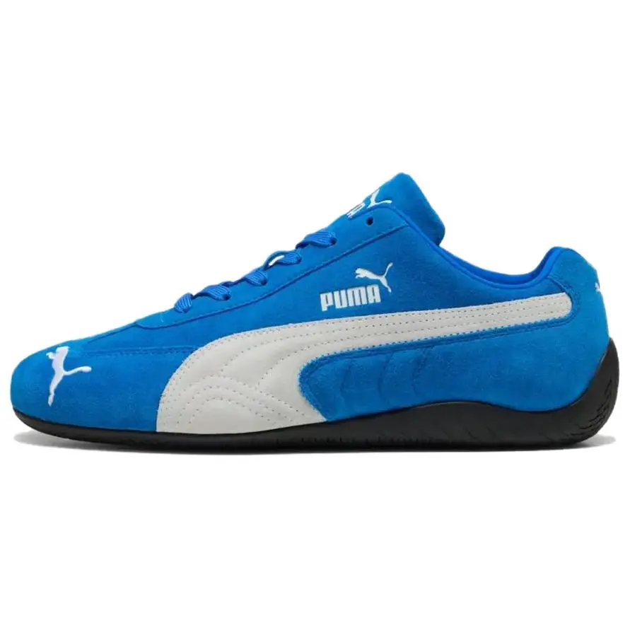 Men's Puma Speedcat OG 'Royal White' Basic Athletic Running Sneakers - Laced, Lightweight, Breathable Mesh Upper, Cushioned Midsole, Durable Rubber Outsole, Suitable for Daily, Casual Use, US M 10, US Sizes 6-12