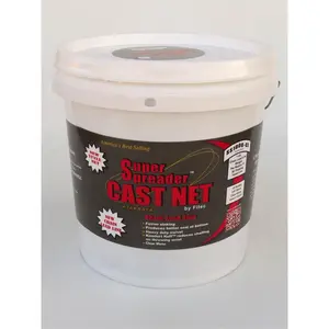 212 MAIN Chain Leaded Cast Net - 8ftx1in Mesh, 1 lb Weight, SS1000-CL Fishing Tackle with Bullseye Seal & Tight Bottom