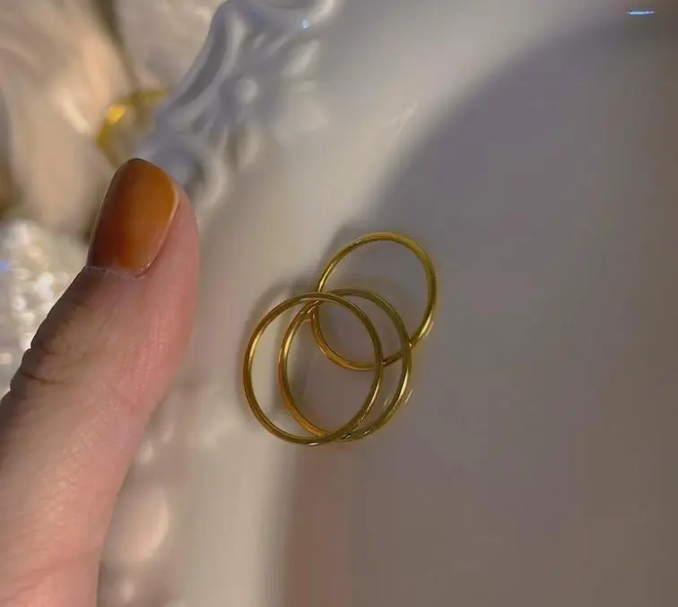 Minimalist Ultra-Thin Plain Band Stacking Ring