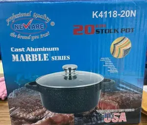 Cast Aluminum Marble Series 20cm Stock Pot