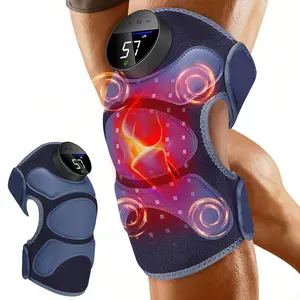 Upgraded 2.0 Red Light Therapy Knee Brace - Knee Massager with 4 Vibration Areas, Cordless Controller, Near Infrared Red Light Therapy Heated Device for Knee Elbow Shoulder