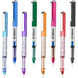 0.5mm Liquid Ink Rollerball Pens 8 Assorted Colors,  Tip Pen Extra Fine Point Quick Dry, Ink Pens Fine Point Smooth Writing Pen for Journaling, Note Taking, Office, Doodling & Gifts