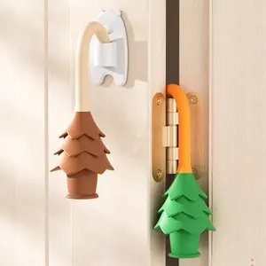 Baby Safety Door Stopper Silicone Umbrella Style Anti Pinch Hinge Lock Childproof Gap Guard for Home Protection