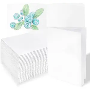 10 Pcs White Blank Notebook for Kids - 5.5 x 8.5 Inches - Unlined Journal & Sketchbook for Writing, Drawing, Storytelling, 24 Pages, Perfect for School, Home, Art Projects, and Gifts