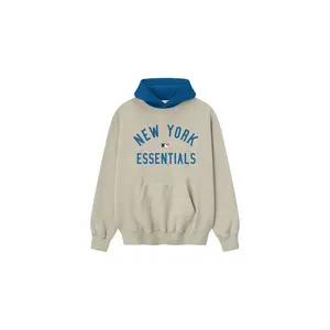 Mets Sport Hoodie "Heather Stone / Blue Sapphire" 192ML252018F