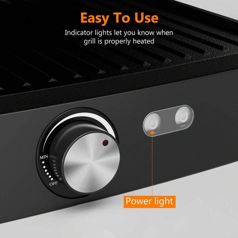 3-In-1 Panini Press With Temperature Control, 4-Slice Grill Sandwich Maker & Griddle Grill Combo, Removable Dishwasher-Safe Plates, 180° Hinged For Indoor BBQ/Flat Top Grilling, Stainless Steel