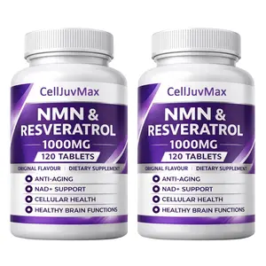 NMN 1000mg Advanced Multi-Nutrient Complex – Formulated with 500mg Nicotinamide Mononucleotide plus Vitamin C, Resveratrol, CoQ10, TMG, Quercetin & Glutathione. Pure, streamlined formula with no unnecessary fillers or additives.