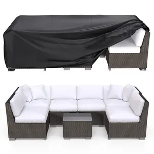 Waterproof Outdoor Dining Set Cover, Dustproof & Sunproof, Reusable All-Purpose Outdoor Living Furniture Protector for Yard & Patio