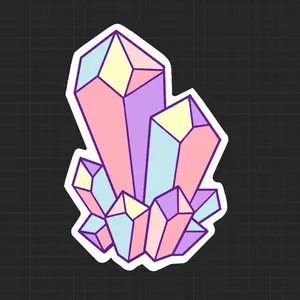 Pastel Crystal Sticker