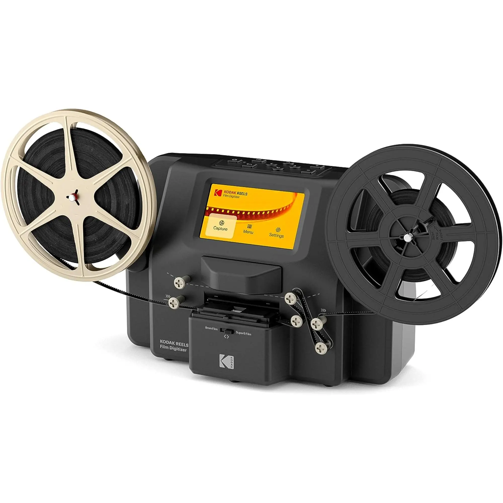 Kodak REELS 8mm & Super 8 Film Scanner & Converter, Slide Scanner with Big 5” Screen Kodak REELS 8mm & Super 8 Film Scanner & Converter, Slide Scanner with Big 5” Screen