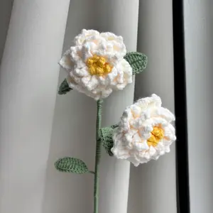 Crochet Double Gardenia Flower