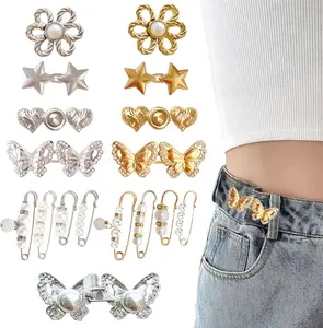 16 Set Pant  Tightener, Adjustable Pins for Loose Jeans,   Adjuster for Pants Women