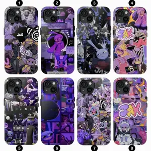 Jax The Amazing Digital Circus Phone Case, Jax The Purple Rabbit Cover Compatible with iPhone X, 11, 12, 13, 14, 15, 16, 17 Plus Pro Promax & SS Galaxy S21-26 Series