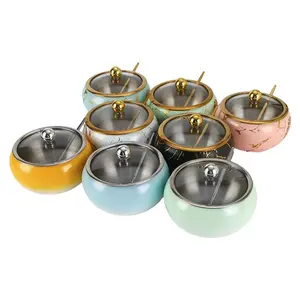 Stainless Steel Snack Storage Container, 1 Count/3 Counts Kitchen Seasoning Jar with Lid & Spoon, Food Bowl, Spice Storage Container