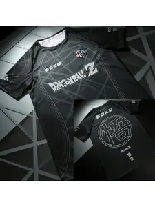 2026 New Dragon Ball Z Goku Anime Football Jersey Summer Plus Size Breathable Jersey Cosplay Short Sleeve T-shirt