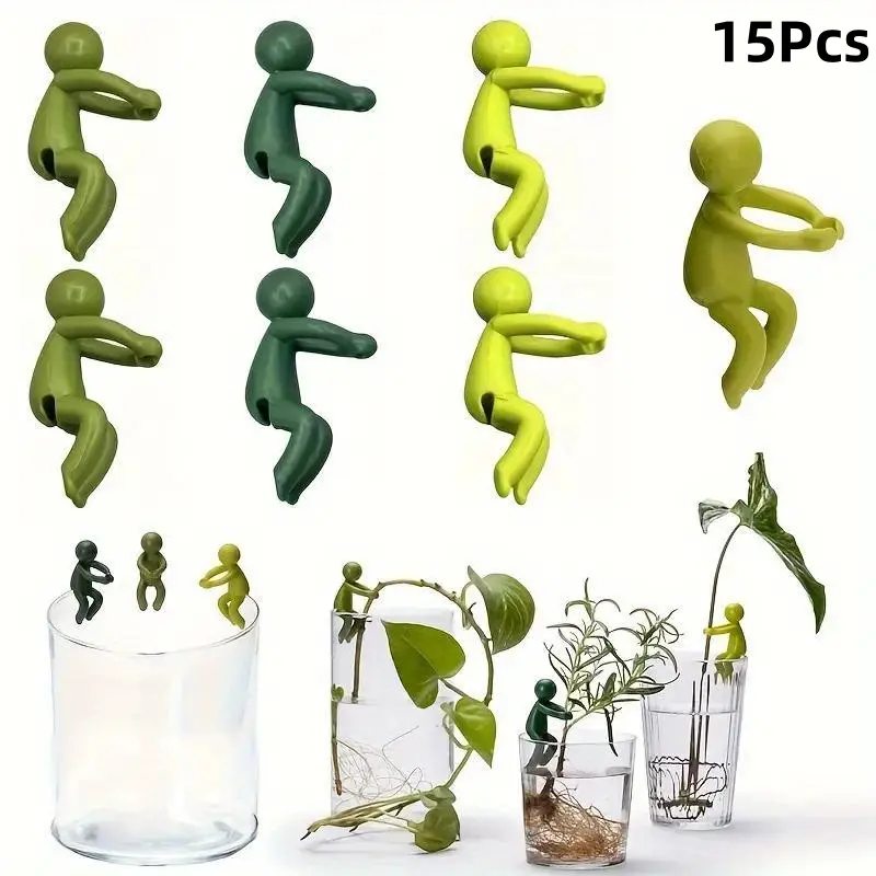 15 Pcs Creative Plant Propagation Station, Flexible Plant Support for Cuttings & Seedlings, Garden Supplies, Indoor Plant Trellis, Climbing Planting Stand, Plant Stands Indoor