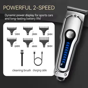 Professional Electric Hair Clippers for Men, Electric Hair Trimmer, Haircut & Grooming Kit，USB Rechargeable, Waterproof Hygienic Shaver Safe and Fast