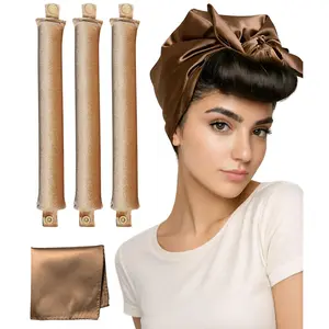 Buckle Heatless Curling Set - No Snag Heatless Hair Curler To Sleep In, Overnight Heat Free Curls, Anti-Slip Frizz-Free Soft Curls - For All Hair Types