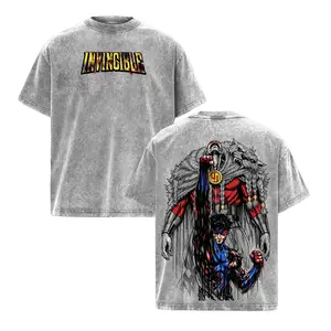 Invincible Thragg vs Mark Grayson Graphic Tee Shirt, Fashion Cotton, Full Colors, Full Sizes, For Men, For Women