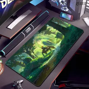 The Legend Of Zelda Game Mouse Pad, Keyboard Mat, The Legend Of Zelda Video Game Desk Mat, Breath Of The Wild Gaming Playmat For Computer Accessories, Gift For Gamers