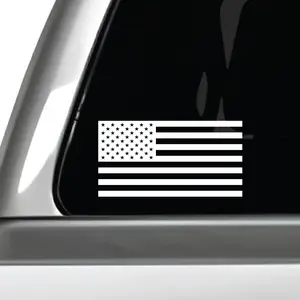 American Flag Vinyl Decal for Cars, Trucks and More! (US Standard)