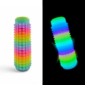 Little Ouchies Grippie Glow Pain Stim Fidget Keychain for Anxiety Management - Compact & Portable with Safe Stimulation and Glow-in-the-Dark Effect