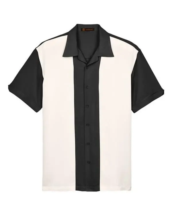 Harriton M575 Men's Two-Tone Bahama Cord Camp Shirt