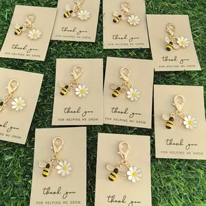 10-Pack Keychain Thank You Cards – Heartfelt Messages, Inspirational Friendship Gifts, Valentine’s Day, Christmas Stocking Stuffers, Unique Finds, Charm Keychains with Cards