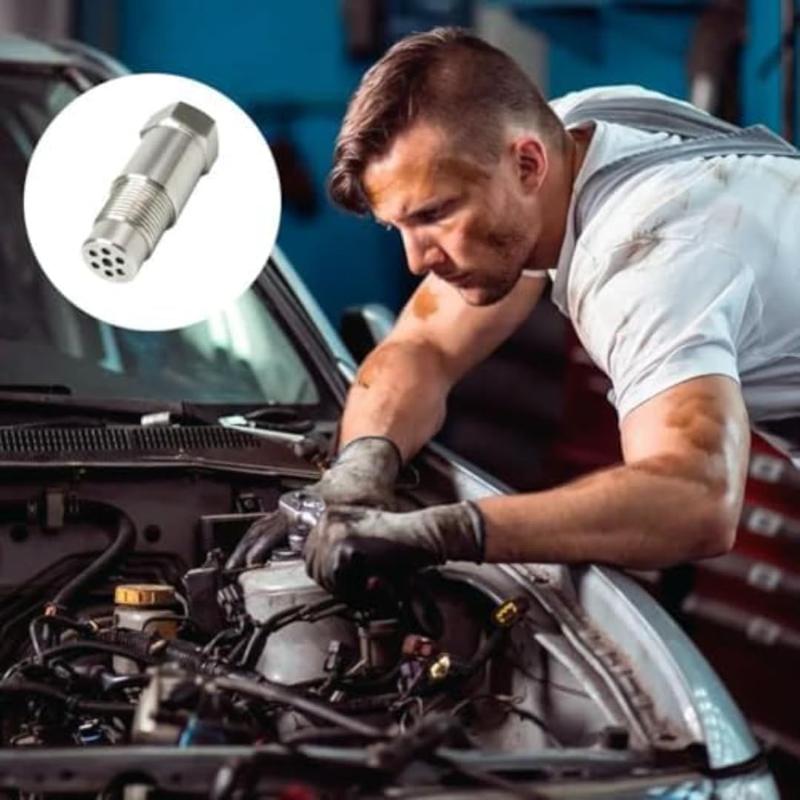 M18x1.5 Automotive Universal Oxygen Sensor Decoder with Filter Element - Oxygen Sensor Spacer Adapter - Auto Sensor Repair Tool