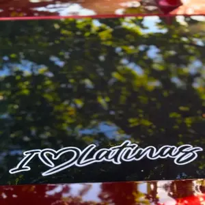 I Love Latinas Car Decal - High quality durable and weatherproof vinyl decal, Waterproof Sticker, Car and Truck Decorative Sticker, Perfect Gift 1