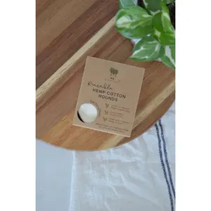 Reusable Hemp Cotton Rounds