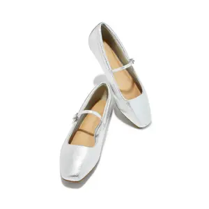 Zoe Flats - Silver