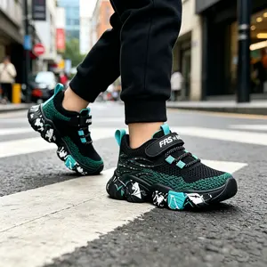 Ultra Lightweight Kids Running Sneaker Breathable Mesh Trainers for Summer Play & Sports Kids Running shoes for boy