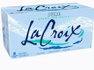 La Croix, Water Sparkling Pure, 12 Fl Oz, 8 Pack