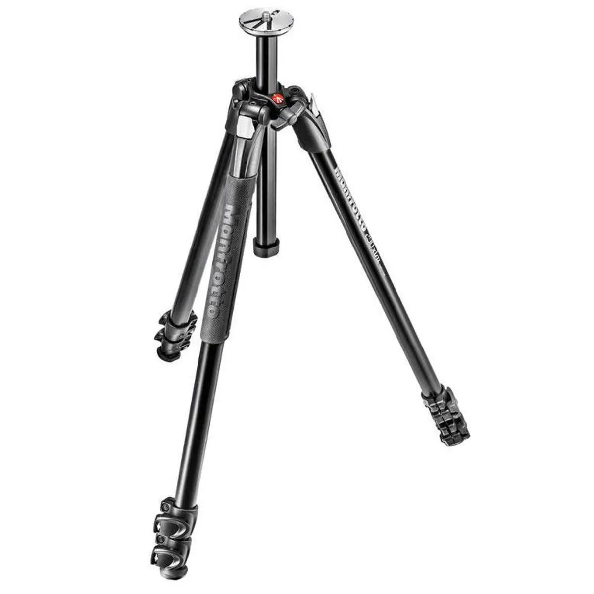 Manfrotto 290 Xtra 3-Section Aluminum Tripod, Camera Accessories with Rubber Ft for Cameras & Photography Gear