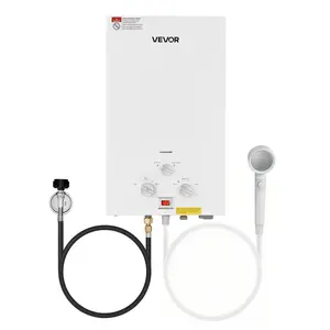 VEVOR Portable Propane Water Heater 10L Tankless with Accessory Regulator for RV