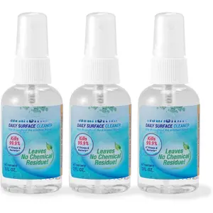 To Go Disinfectant Kills 99.9% of Viruses, TSA-Approved for Safe Travel, 2 oz Bottle (Pack of 3)