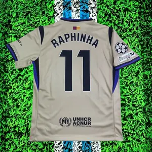 25/26 new away jersey RAPHINHA No. 11 football jersey short sleeve