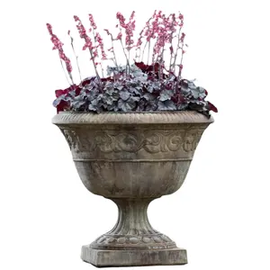 Smithsonian Foliated Scroll Urn Planter