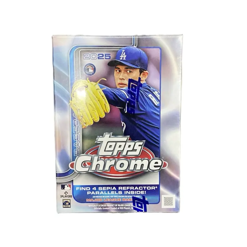 2025 TOPPS CHROME RETAIL BOX 2025 TOPPS CHROME RETAIL BOX