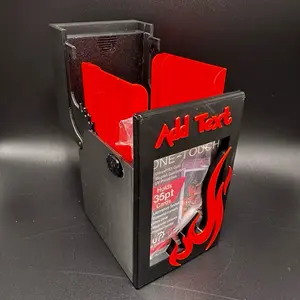 Fire Pokemon MTG Magic the gathering Deck Box TCG Dice Container Storage gift charizard
