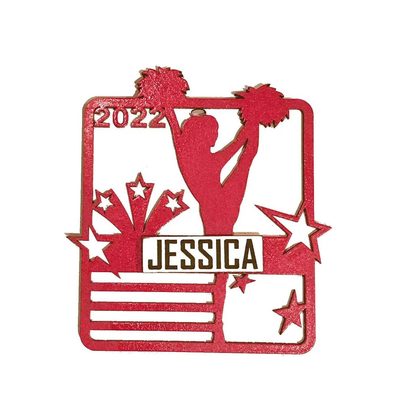 Personalized Cheers ornament - Female