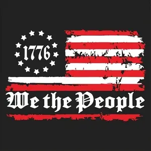 1776 American Flag Water Cup Sticker, Laptop Sticker, Refrigerator Sticker, Car Sticker, Glass Window Sticker