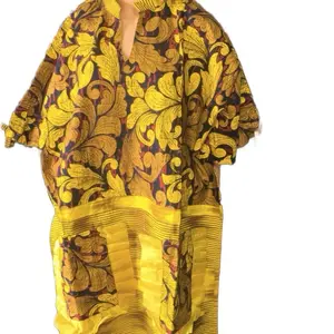 Joy Ankara Bunu Dress with Aso Oke Neckline - Elegant & Comfortable for All Occasions - Short Dress