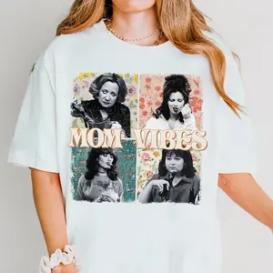 Floral Mom Vibes Shirt, Fun Kitty Forman Shirt, The Nanny Shirt, Roseanne Mom Vibes Tee, 90’s TV Show Vintage Shirt, Happy Mother's Day, Gift For Mom Hoodie