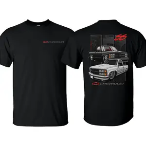 Dual Threat 454 SS Men's T-Shirt, OBS Trucks Cotton Short Sleeve Streetwear Top Menswear Car Enthusiast Gift For Men, Made In USA.