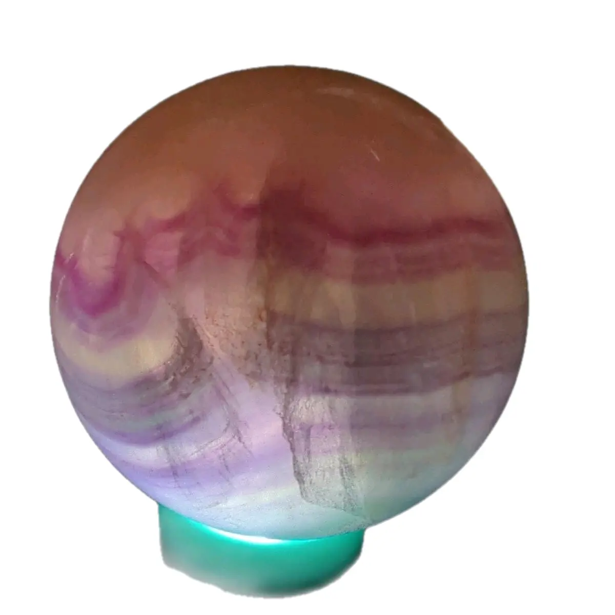 Rainbow Fluorite Crystal Sphere- 2.25 inches