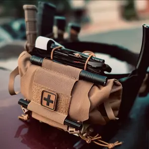 IFAK Emergency Survival Kit - Individual Trauma Kit for Battle Belts, Fully Loaded with Wound Management Supplies, Versatile Design