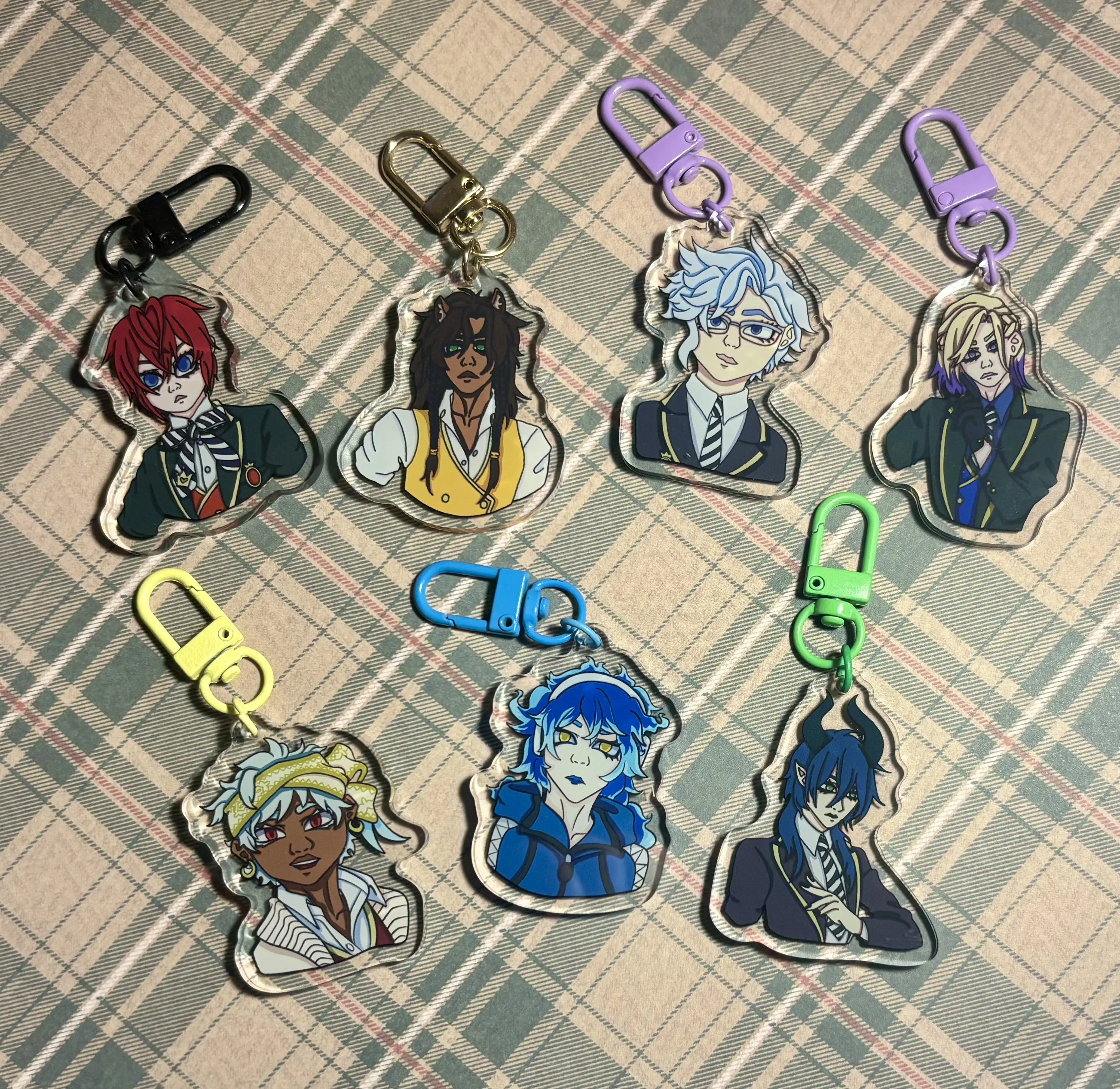 Twst Inspired Housewarden Keychains