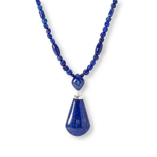 Mine Finds by Jay King 18" Lapis Mixed Shape Beaded Necklace